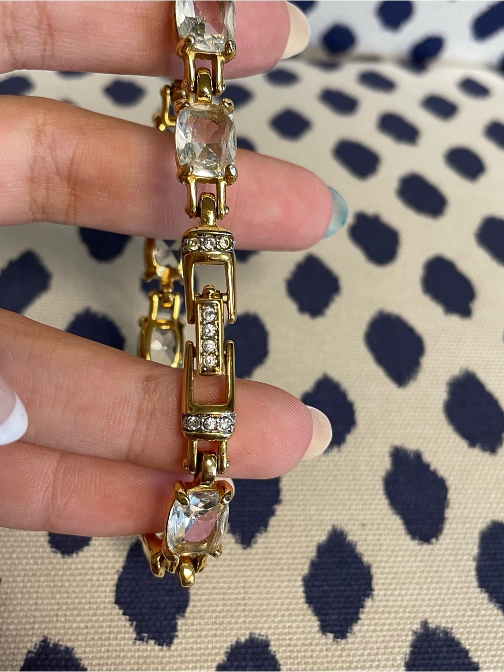 Swarovski Gold Bracelet - Picture 2 of 5